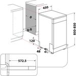 Bauknecht-Dishwasher-Standgerat-BSFO-3O21-PF-Standgerat-E-Technical-drawing