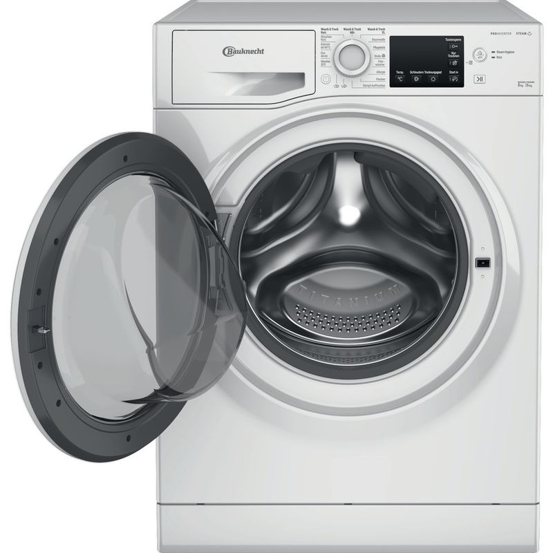 Bauknecht Waschtrockner Standgerät WT Super Eco 86 43 N Weiss Frontlader Frontal open