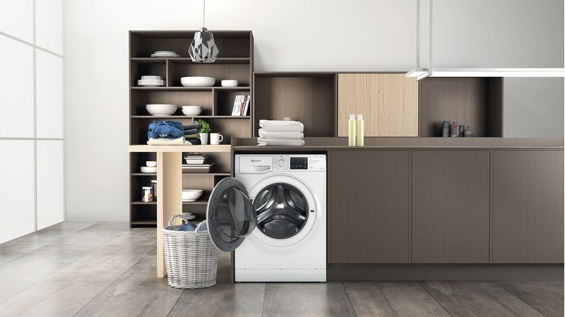 Bauknecht Waschtrockner Standgerät WT Eco Plus 86 43 N Weiss Frontlader Lifestyle frontal open