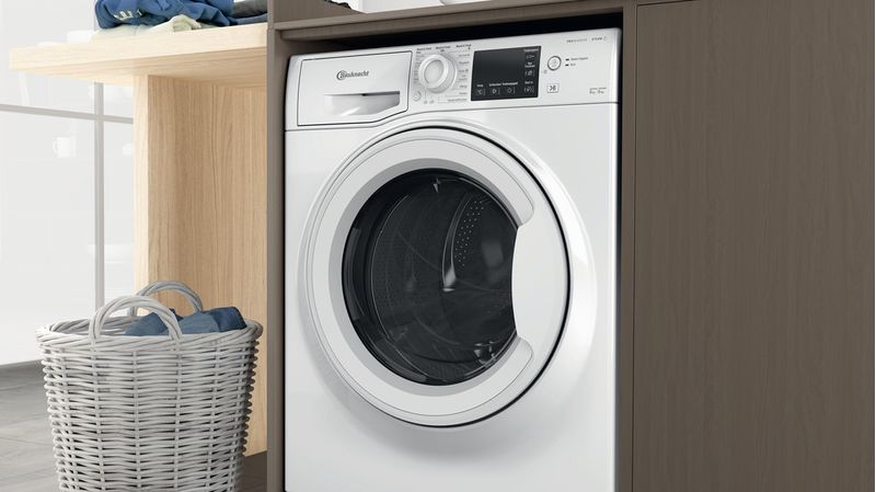 Bauknecht Waschtrockner Standgerät WT Eco Plus 86 43 N Weiss Frontlader Lifestyle detail