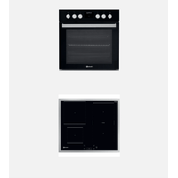 Bauknecht Einbauherdset HEKO Black induktion : Einbauherd HIS5 EI8VS3 ES + Kochfeld BU 1760C FT