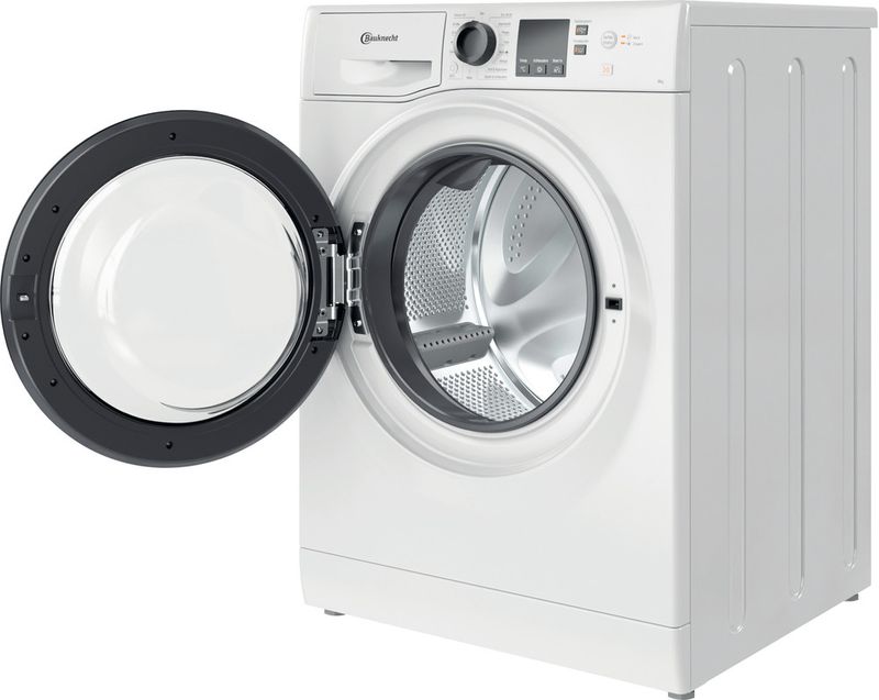 Bauknecht Waschmaschine Standgerät BPW 914 A Weiss Frontlader A Perspective open