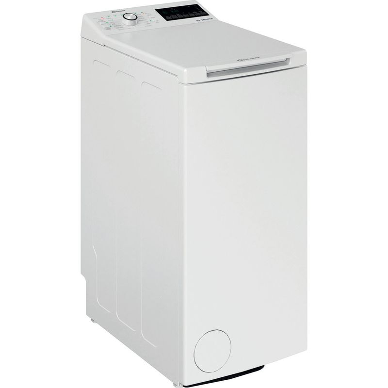 Bauknecht Waschmaschine Standgerät WAT 612 ZEN EX N Weiss Toplader C Perspective