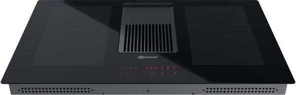 Bauknecht Venting cooktop BVH 92 2B K/1 Schwarz Frontal top down