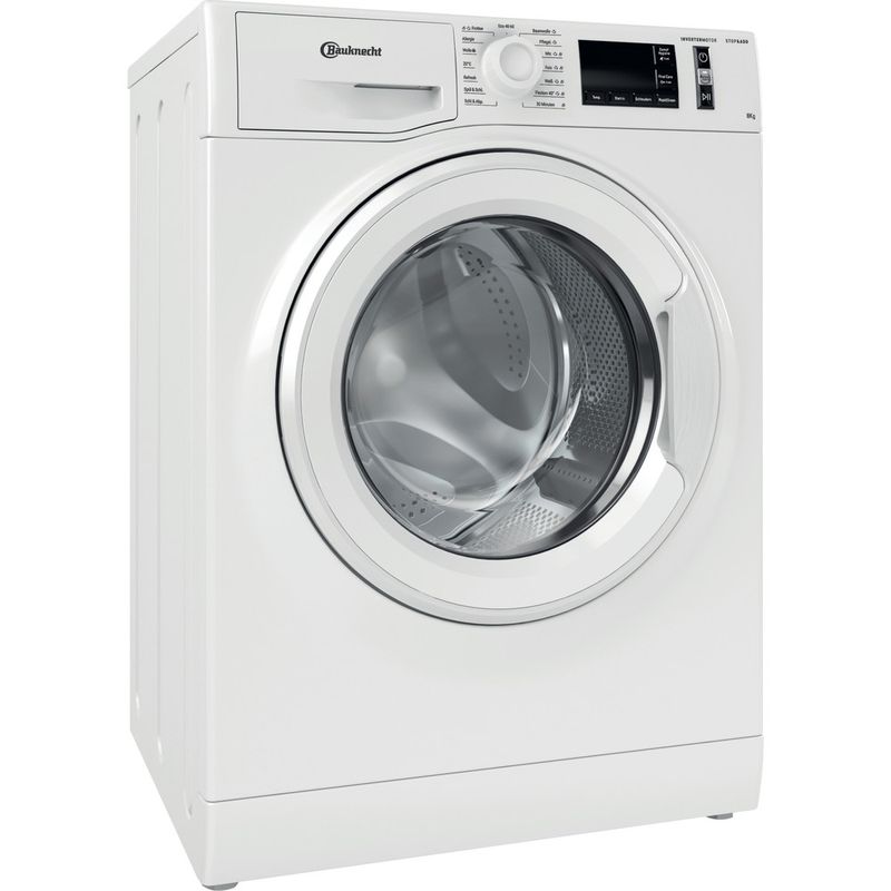 Bauknecht Waschmaschine Standgerät WM 811 A Weiss Frontlader A Perspective