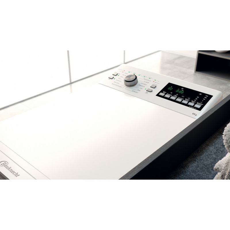 Bauknecht Waschmaschine Standgerät WAT 619 C EX Weiss Toplader C Lifestyle perspective