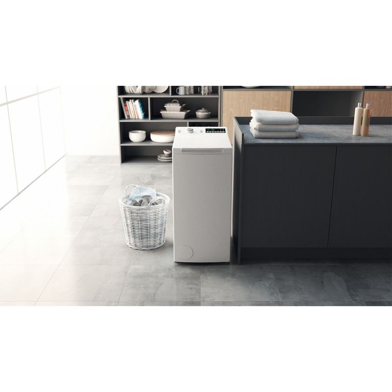 Bauknecht Waschmaschine Standgerät WAT 619 C EX Weiss Toplader C Lifestyle frontal
