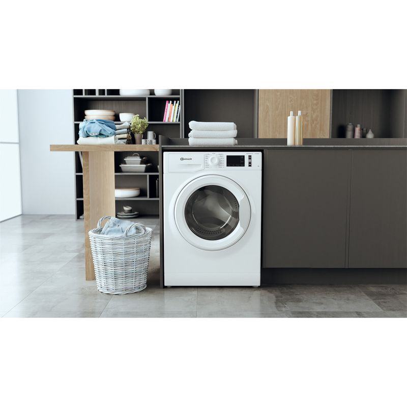 Bauknecht Waschmaschine Standgerät WM Eco Style 8A Weiss Frontlader A Lifestyle frontal