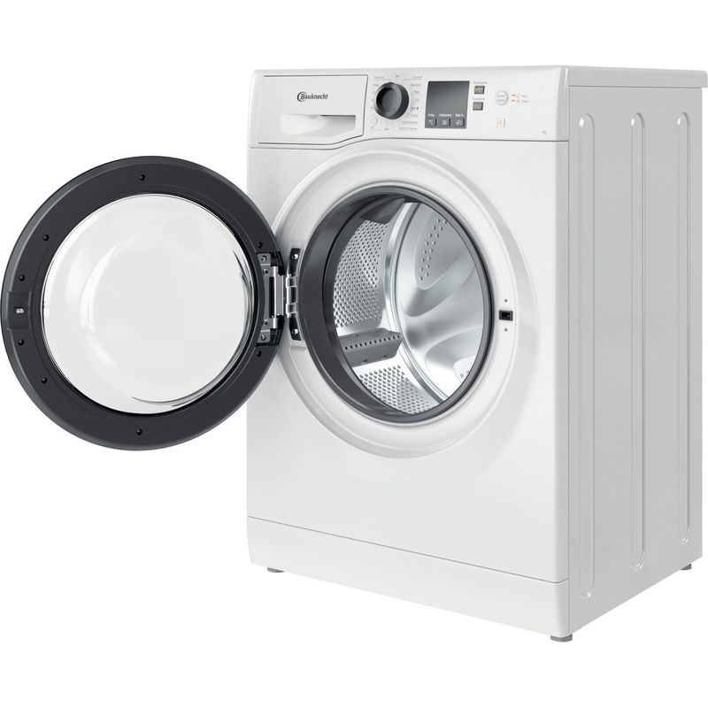 Bauknecht Waschmaschine Standgerät WM 7 M100 B Weiss Frontlader B Perspective open