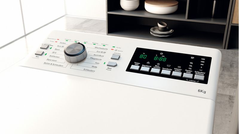 Bauknecht Waschmaschine Standgerät WTL 56313 C Weiss Toplader C Lifestyle control panel