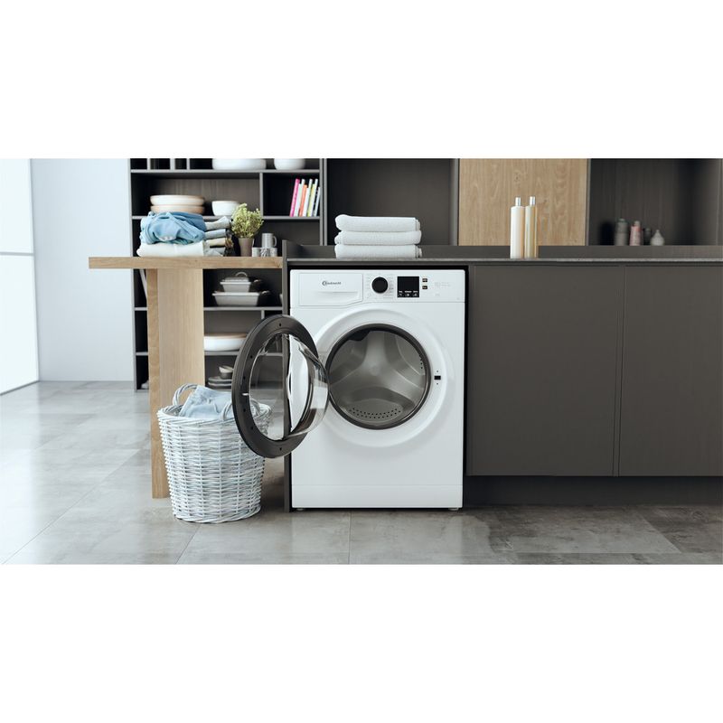 Bauknecht Waschmaschine Standgerät Super Eco 945 A Weiss Frontlader A Lifestyle frontal open