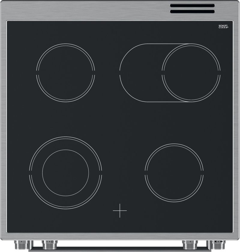 Bauknecht Cooker BS68V8CHX2 T/E Edelstahloptik Electrical Frontal top down