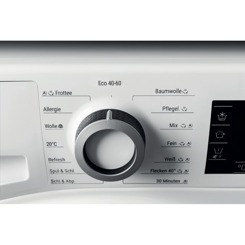 Bauknecht-Waschmaschine-Standgerat-WM-Elite-8A-Weiss-Frontlader-A-Control-panel