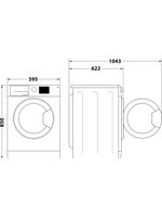 Bauknecht-Waschmaschine-Standgerat-WM-Elite-8A-Weiss-Frontlader-A-Technical-drawing