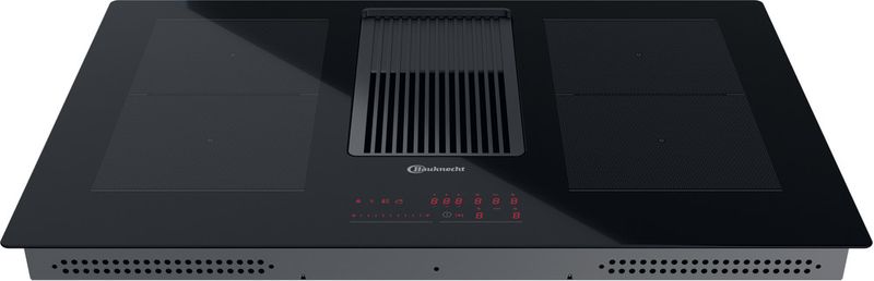 Bauknecht Venting cooktop BVH80 Venting Flexi Schwarz Frontal top down