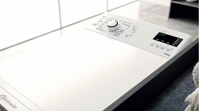 Bauknecht Waschmaschine Standgerät WMT Eco Star 6524 Di N Weiss Toplader D Lifestyle detail