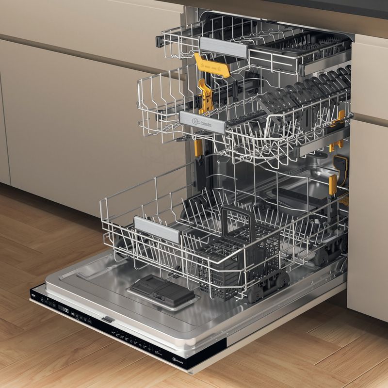 Bauknecht Dishwasher Einbaugerät B8KI HP42 LCA Vollintegriert (Lieferung ohne Möbelfront) C Perspective open
