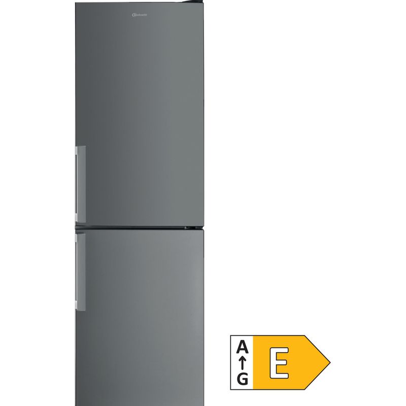 Bauknecht-Kuhl----Gefrierkombination-Standgerat-KGSF-182G-IN-2-Optic-Inox-2-doors-Main-with-EnLabel