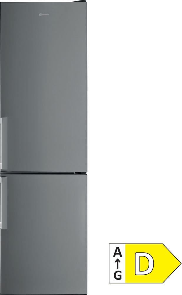 Bauknecht-Kuhl----Gefrierkombination-Standgerat-KGSF-203G-IN-Optic-Inox-2-doors-Main-with-EnLabel