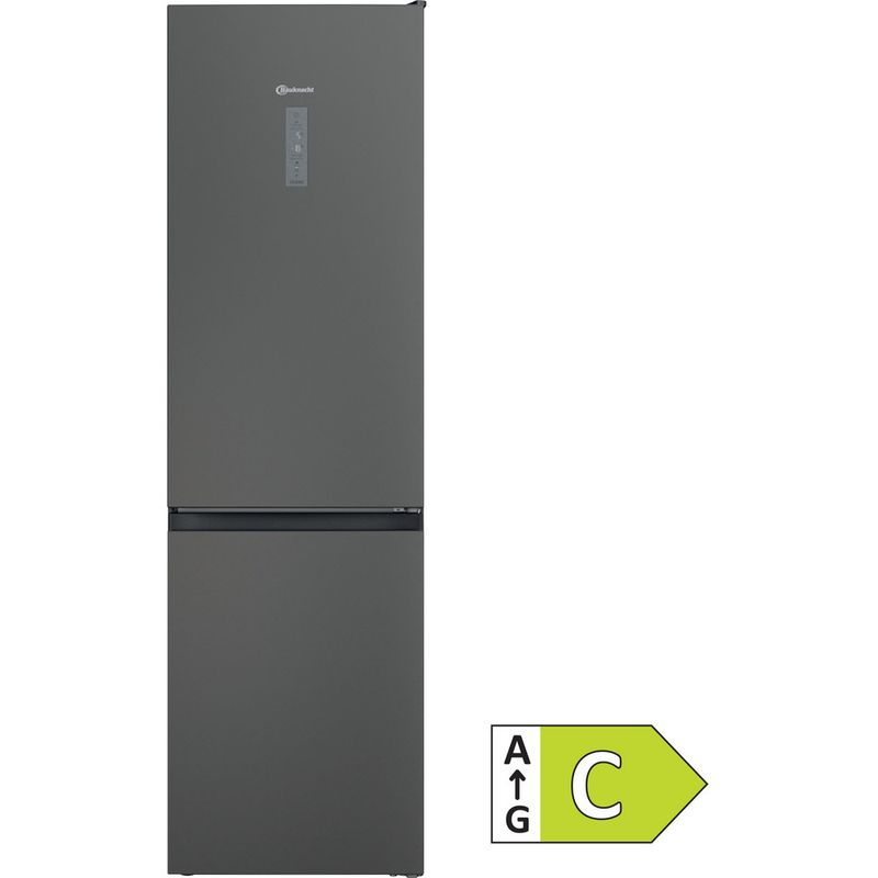 Bauknecht-Kuhl----Gefrierkombination-Standgerat-KGN-20C23SB-Silver-Black-2-doors-Main-with-EnLabel