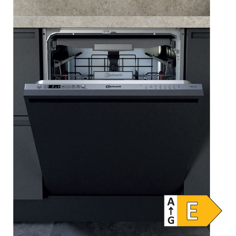 Bauknecht Dishwasher Einbaugerät BIO 3O26 PF Vollintegriert (Lieferung ohne Möbelfront) E Main with EnLabel