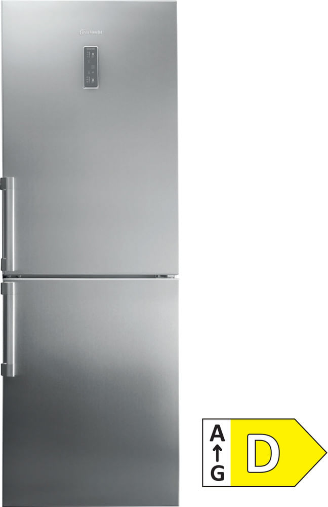 Bauknecht-Kuhl----Gefrierkombination-Standgerat-KGNXL-19-A3--IN-Optic-Inox-2-doors-Main-with-EnLabel