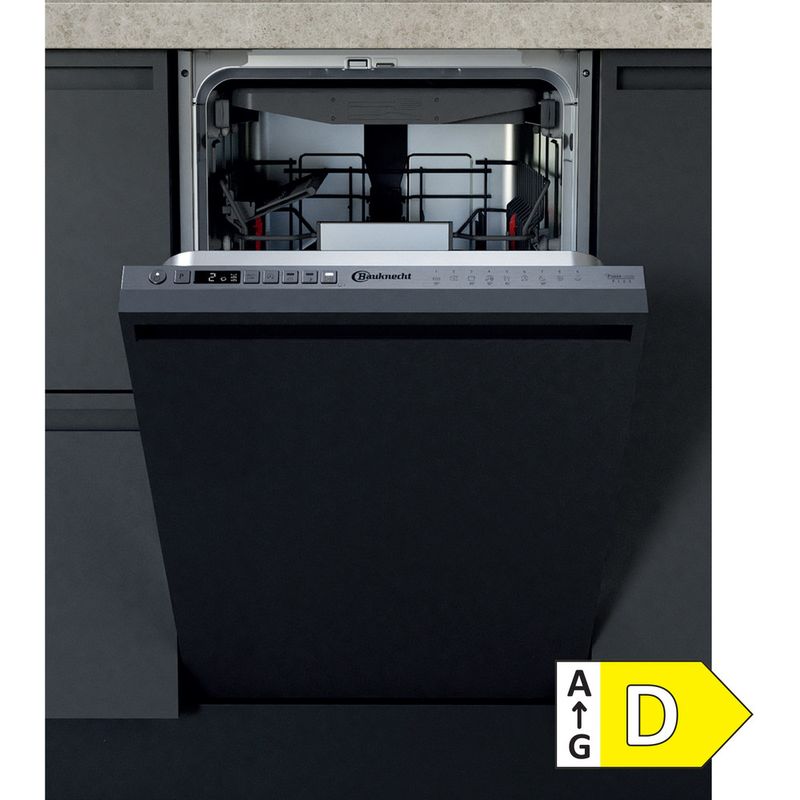 Bauknecht Dishwasher Einbaugerät BSIO 3O35 PFE X Vollintegriert (Lieferung ohne Möbelfront) D Main with EnLabel