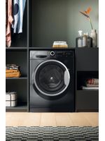 Bauknecht Waschmaschine Standgerät WM BB 814 A Schwarz Frontlader A Lifestyle frontal