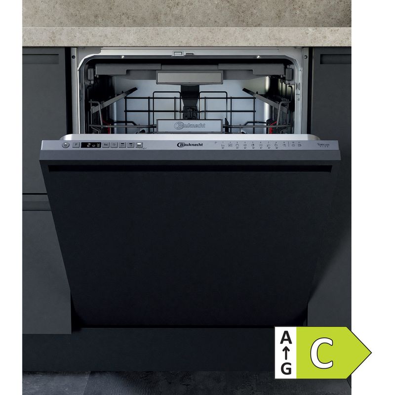 Bauknecht Dishwasher Einbaugerät BCIO 3T341 PLET Vollintegriert (Lieferung ohne Möbelfront) C Main with EnLabel