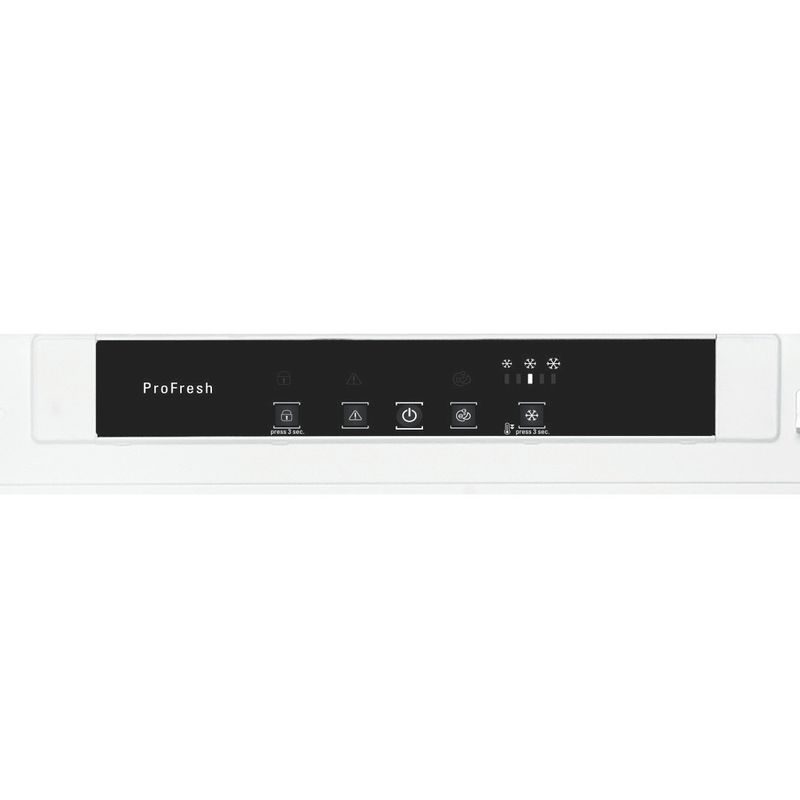 Bauknecht Kühl- / Gefrierkombination Einbaugerät KGIS 20F2 P Weiss 2 doors Control panel