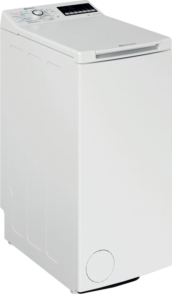 Bauknecht-Waschmaschine-Standgerat-WMT-612-B5-Weiss-Toplader-B-Perspective