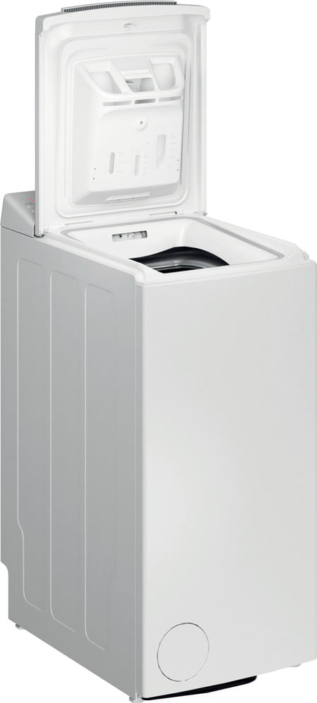 Bauknecht-Waschmaschine-Standgerat-WMT-612-B5-Weiss-Toplader-B-Perspective-open