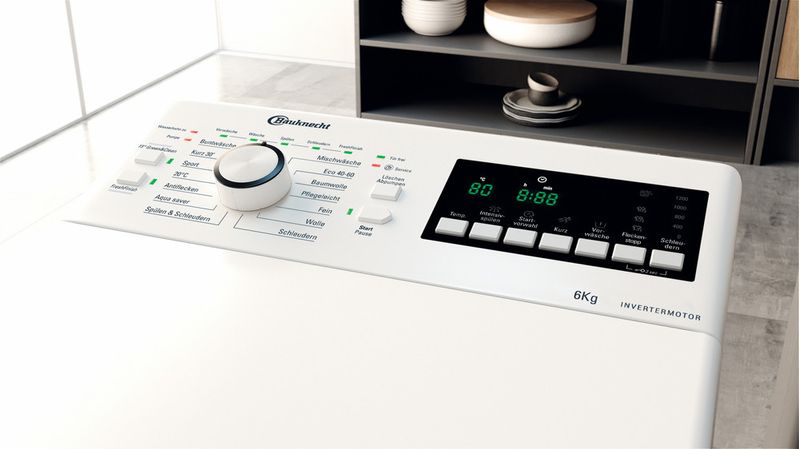 Bauknecht-Waschmaschine-Standgerat-WMT-612-B5-Weiss-Toplader-B-Lifestyle-control-panel