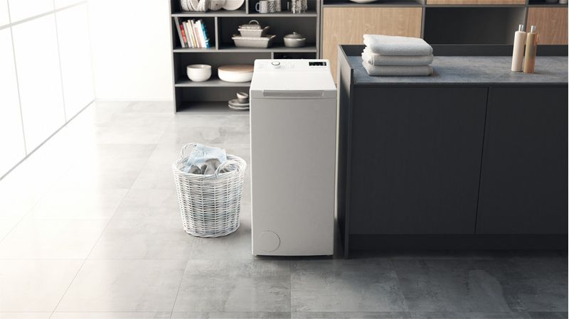 Bauknecht Waschmaschine Standgerät WAT Smart Eco 12C Weiss Toplader C Lifestyle frontal