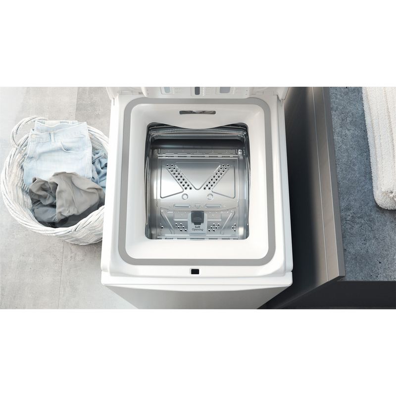 Bauknecht Waschmaschine Standgerät WAT Smart Eco 12C Weiss Toplader C Drawer