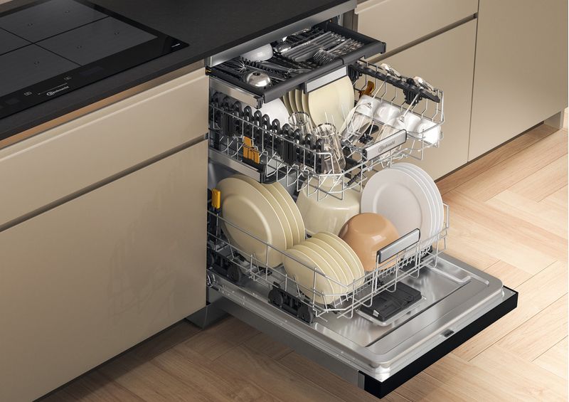 Bauknecht Dishwasher Standgerät B7F HS51 X Standgerät B Lifestyle perspective open