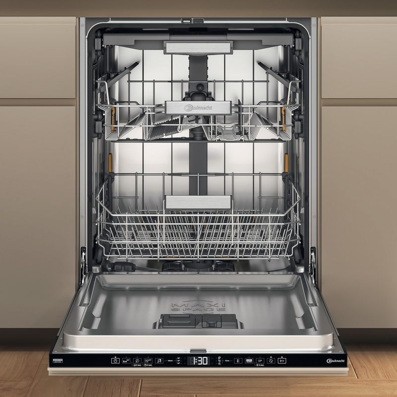 Bauknecht Dishwasher Einbaugerät B7I HT58 TC Vollintegriert (Lieferung ohne Möbelfront) B Frontal open