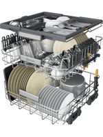 Bauknecht Dishwasher Einbaugerät B7I HT58 TC Vollintegriert (Lieferung ohne Möbelfront) B Technical Translucent
