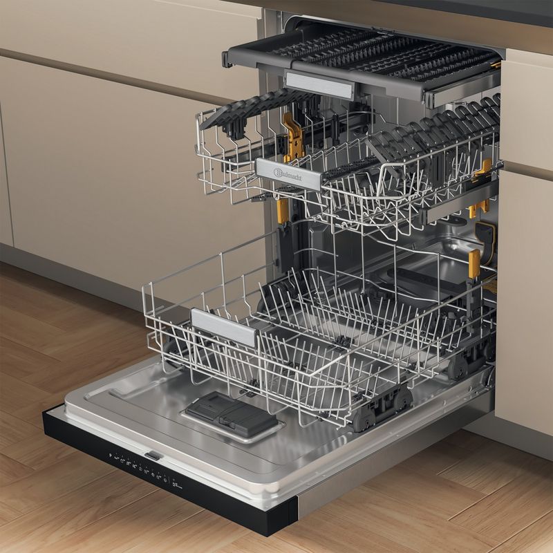 Bauknecht Dishwasher Einbaugerät B7U HP43 X Unterbau C Perspective open