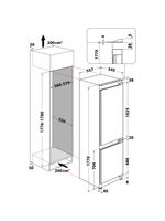 Bauknecht-Kuhl----Gefrierkombination-Einbaugerat-KGIE-2085-A---Stahl-2-doors-Technical-drawing