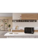 Bauknecht Mikrowelle Standgerät MF 255 B Schwarz Elektronisch 25 Kombinationsbetrieb mit Mikrowelle 800 Lifestyle perspective