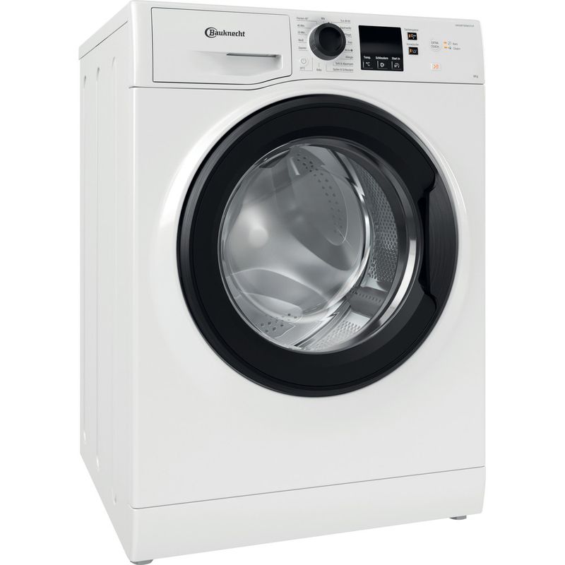 Bauknecht Waschmaschine Standgerät WM BK 8A2JGS Weiss Frontlader A Perspective