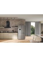 Bauknecht Side-by-Side Standgerät BKQ9I MO2L EF Inox Look Lifestyle frontal