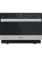 Bauknecht Mikrowelle Standgerät MW 3391 SX Edelstahloptik Elektronisch 33 Kombinationsbetrieb mit Mikrowelle 1000 Frontal