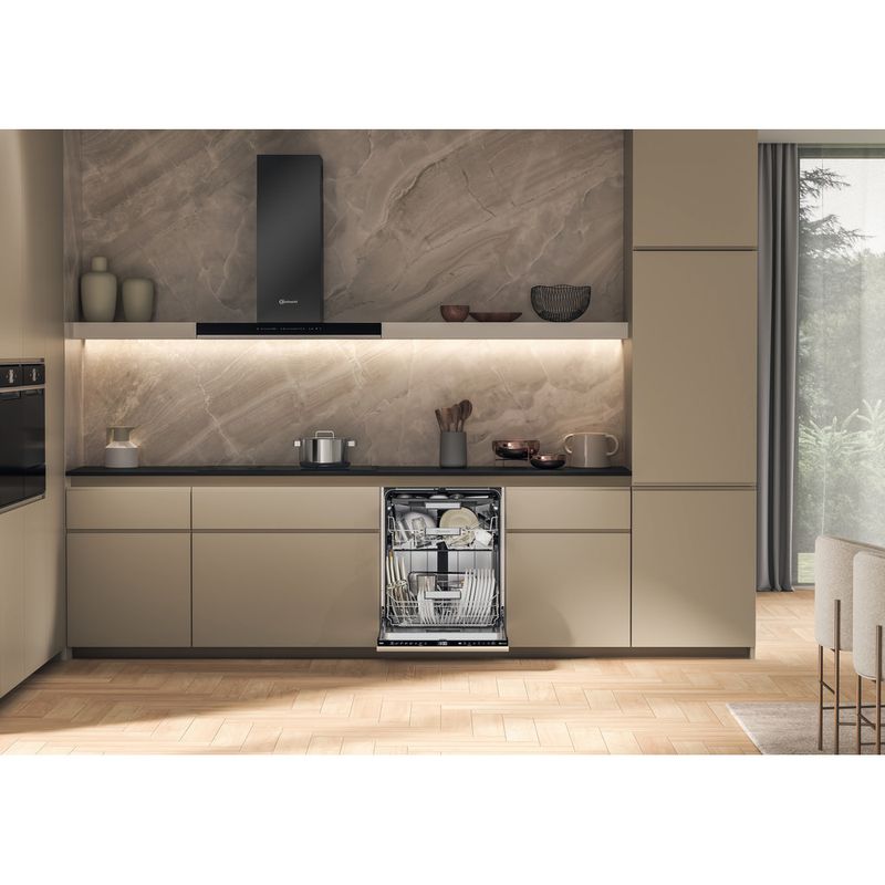 Bauknecht Dishwasher Einbaugerät B7I HF60 TUS Vollintegriert (Lieferung ohne Möbelfront) A Lifestyle frontal open