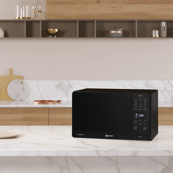 Bauknecht Mikrowelle Standgerät MW 49 BL Schwarz Elektronisch 25 Kombinationsbetrieb mit Mikrowelle 800 Lifestyle perspective