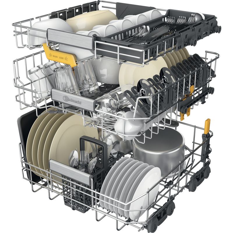Bauknecht Dishwasher Einbaugerät B8I HT58 TS Vollintegriert (Lieferung ohne Möbelfront) B Technical Translucent