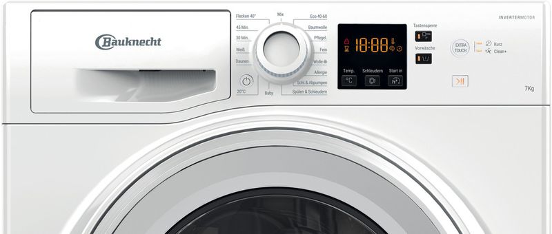 Bauknecht-Waschmaschine-Standgerat-BW-719-A-Weiss-Frontlader-A-Control-panel