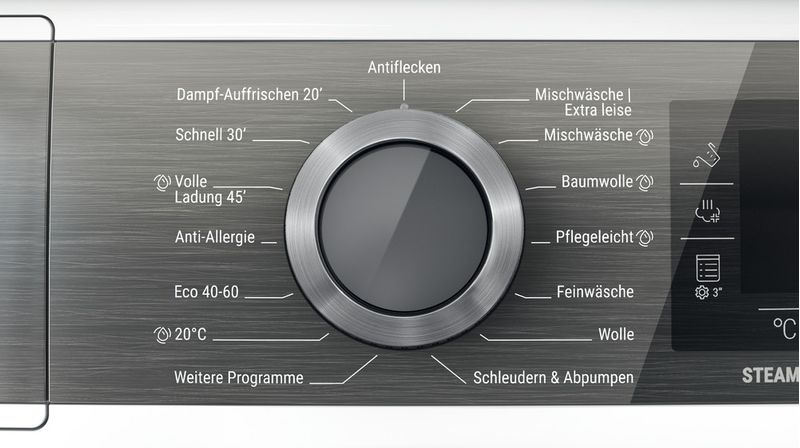 Bauknecht Waschmaschine Standgerät B7 99 SILENCE DE Weiss Frontlader A Program