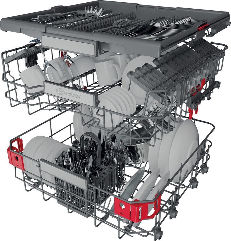 Bauknecht-Dishwasher-Einbaugerat-B0I-D551A-S-Vollintegriert--Lieferung-ohne-Mobelfront--B-Rack